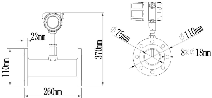 熱式質量流量計 熱式質量流量計